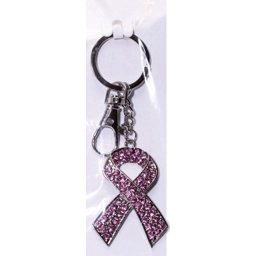 Key Chain, Breast Cancer Awareness - Pink Ribbon