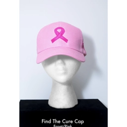 Cap, Pink Cotton Find A Cure
