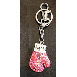 Keychain, Fight Like A Girl Rhinestone