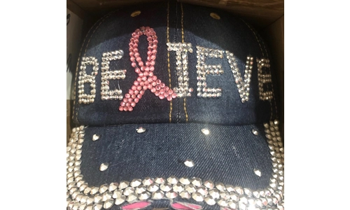 Cap, Dark Blue Denim Believe Baseball Cap