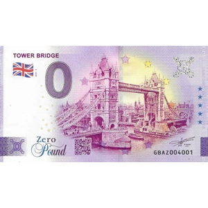 Tower Bridge £0 Souvenir Note