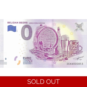 Belgian Beers 0 Euro Note