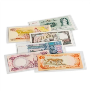 Protective Sleeves for 0 Euro Banknotes, 140 x 80 mm - 50 pcs. pack Leuchtturm