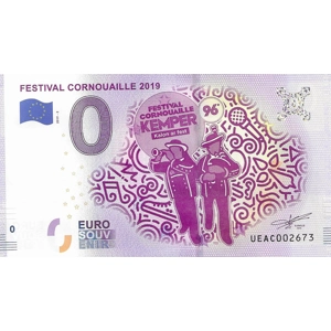 Festival Cornouaille 2019 0 Euro Note
