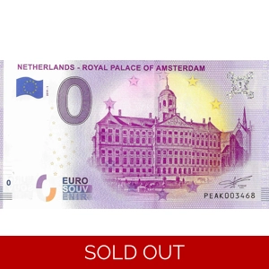 Netherlands - Royal Palace of Amsterdam 0 Euro Note