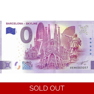 Barcelona - Skyline 0 Euro Note