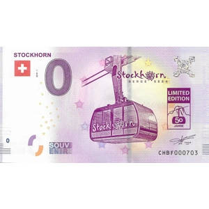 Image of the Stockhorn Swiss 0 Souvenir Banknote