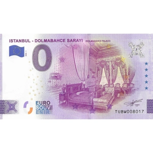 Istanbul - Dolmabahce Saray 0 Euro Note