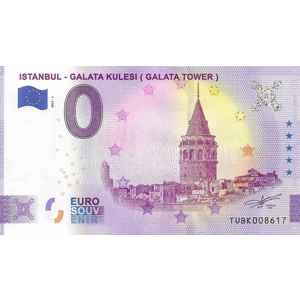 Istanbul - Galata Kulesi (Galata Tower) 0 Euro Note
