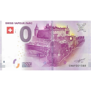 Swiss Vapeur Parc Swiss 0 Souvenir Banknote