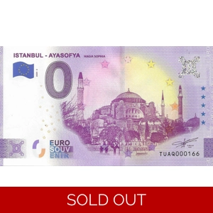 Istanbul - Ayasofya (Hagia Sophia) 0 Euro Note