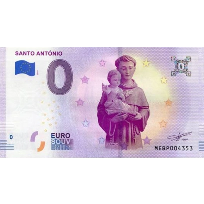 Commemorating Santo Antonio on a 0 Euro Banknote: A Tribute to His Legacy