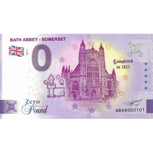 Bath Abbey - Somerset 0 Pound Note