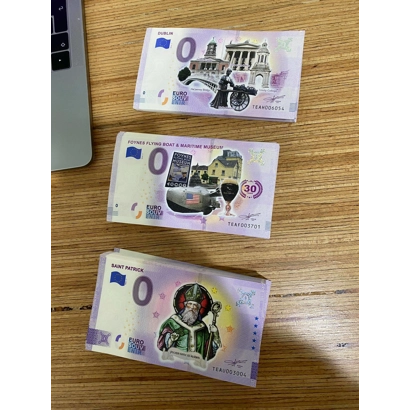 New Arrivals:  Color versions of Dublin, Foynes and Saint Patrick notes (Strictly limited!)