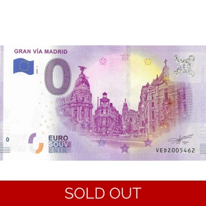 Gran Via Madrid 0 Euro Note