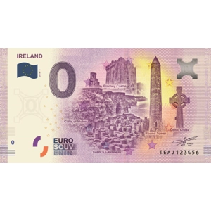 Ireland 0 Euro Banknote Souvenir