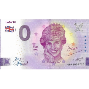 Lady Di £0 Souvenir Note