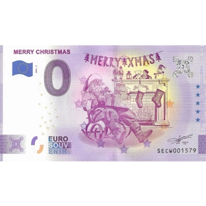 Merry Christmas 0 Euro Banknote