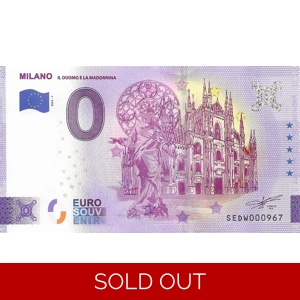 Milano - Il Duomo E La Madonnina 0 Euro Banknote