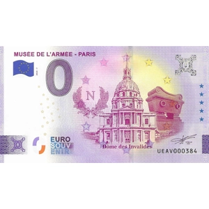 Musee De L´Armee - Paris 0 Euro Note
