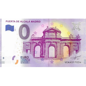 Puerta de Alcala Madrid 0 Euro Note