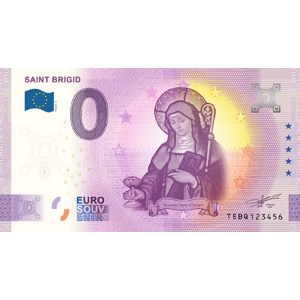 Commemorative Saint Brigid 0 Euro Banknote