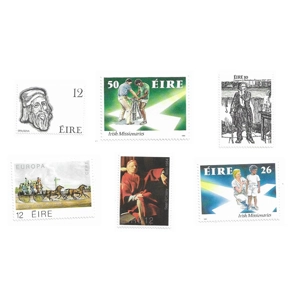 6 Irish Stamps