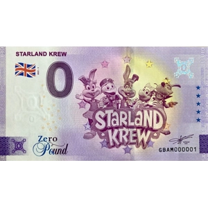 Starland Krew £0 Souvenir Note