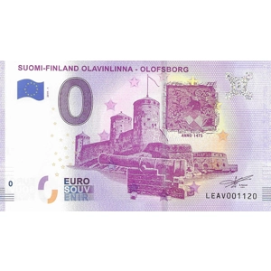 Suomi Finland Olavinlinna Olofsborg 0 Euro Note