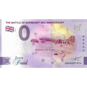 The Battle of Normandy 80th Anniversary 0 Pound Note