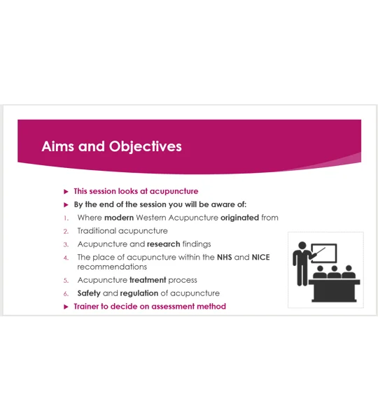 Acupuncture Awareness Training Resources