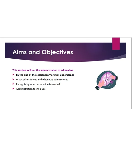 Emergency Medication Adrenaline Awareness Training Resources