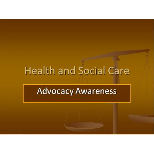 Advocacy Awareness Training Resources
