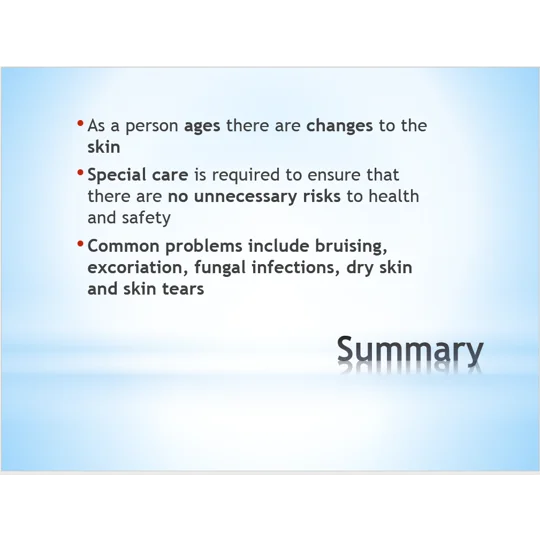 Ageing Skin Awareness Training Resources