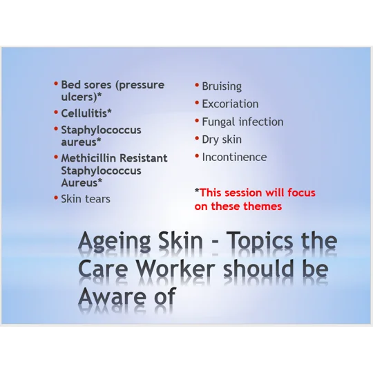 Ageing Skin Awareness Training Resources