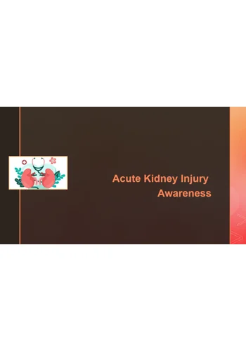 Acute Kidney Injury AKI Awareness Training Resources
