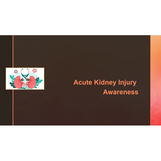 Acute Kidney Injury AKI Awareness Training Resources