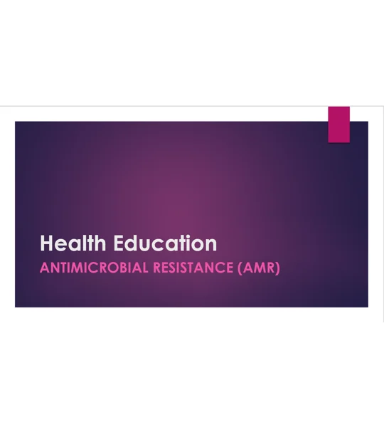 Antimicrobial Resistance Awareness Training Resources