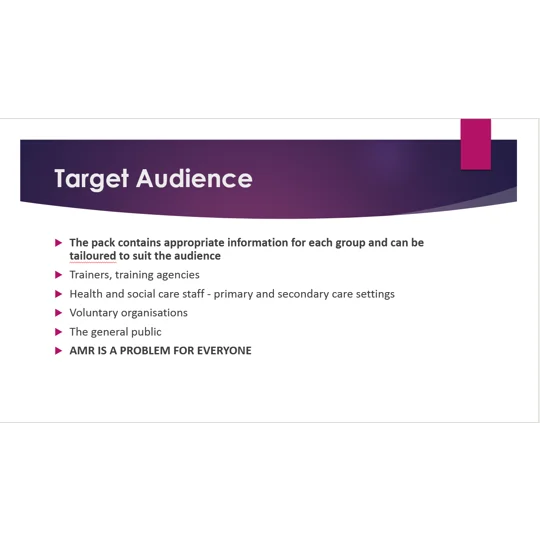 Antimicrobial Resistance Awareness Training Resources