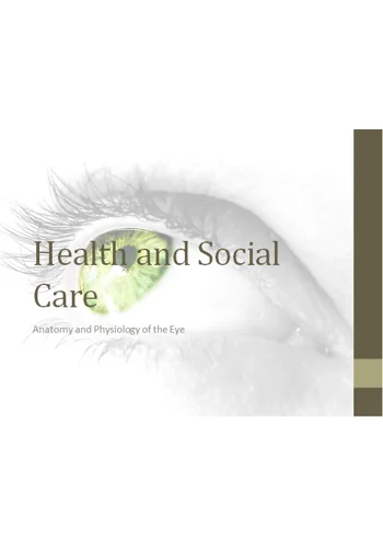 Eye Anatomy Awareness Training Resources