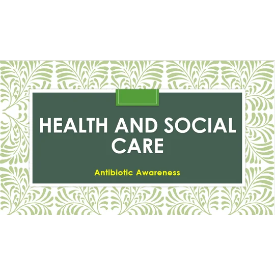 Antibiotic Awareness Training Resources