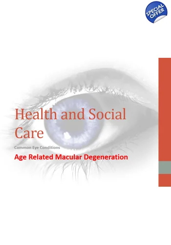 Age Related Macular Degeneration Awareness Training Resources