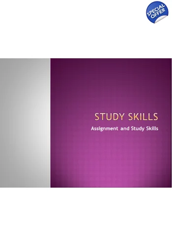 Assignment and Study Skills Training Resources