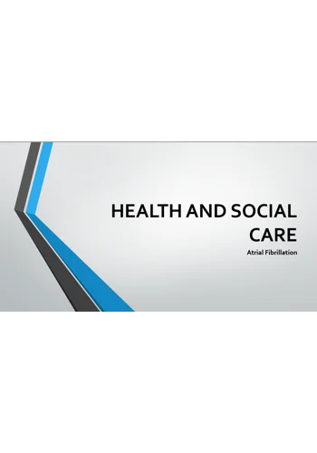 Atrial Fibrillation Awareness Training Resources