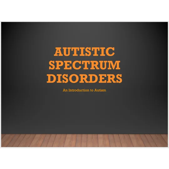 Autism Awareness Training Resources
