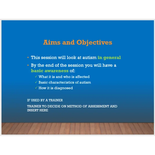 Autism Awareness Training Resources