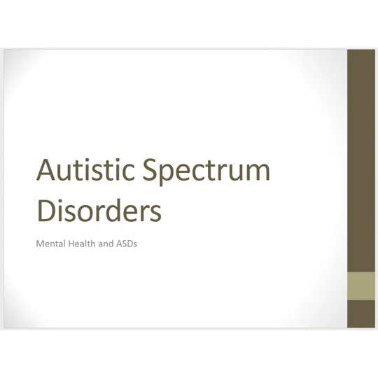 Autism Awareness Training Resources
