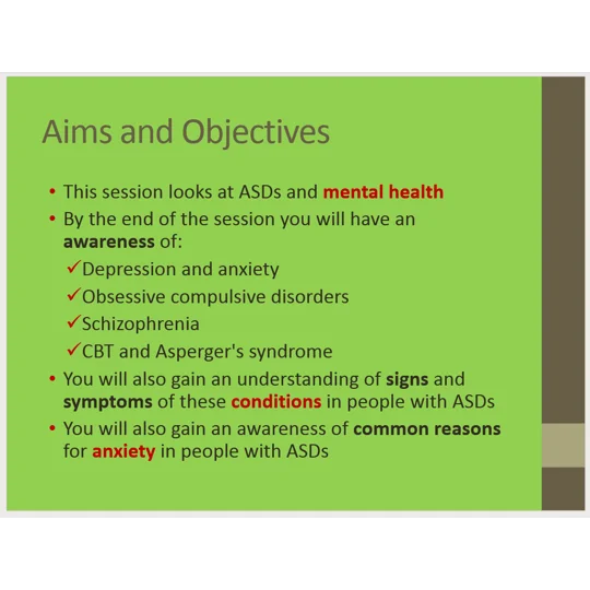 Autism and Positive Lives Awareness Training Resources