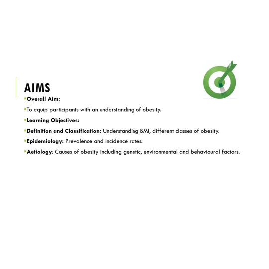 Understanding Obesity Training Resources
