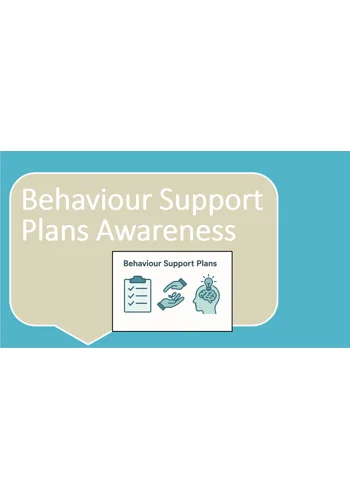 Behaviour Support Plans Training Resources